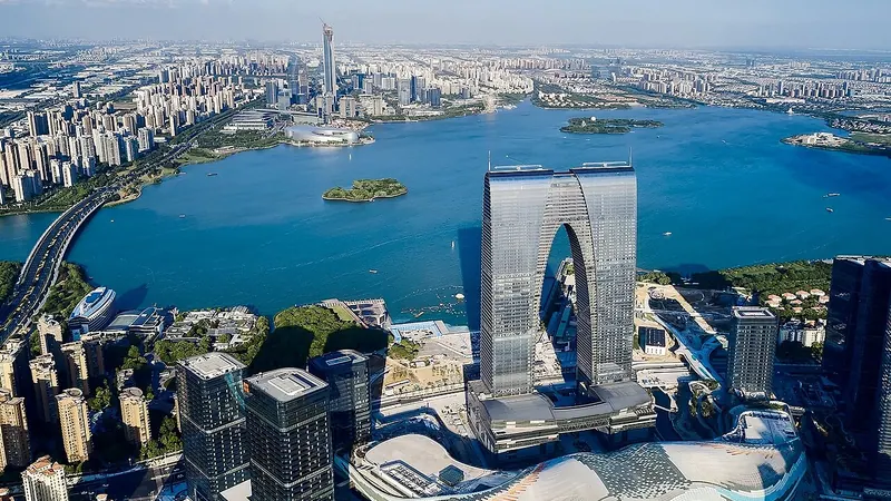 Suzhou skyline — Life Sciences hub in China