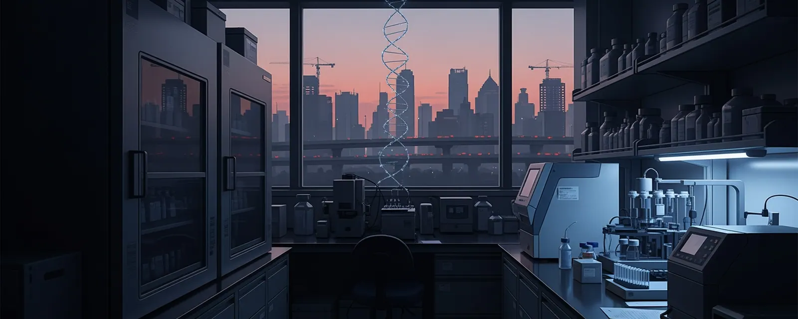 Life Sciences industry in China — illustrated cover for the Life Sciences Landscape of China