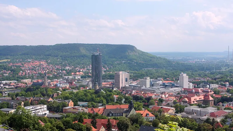 Jena skyline — Life Sciences hub in Germany