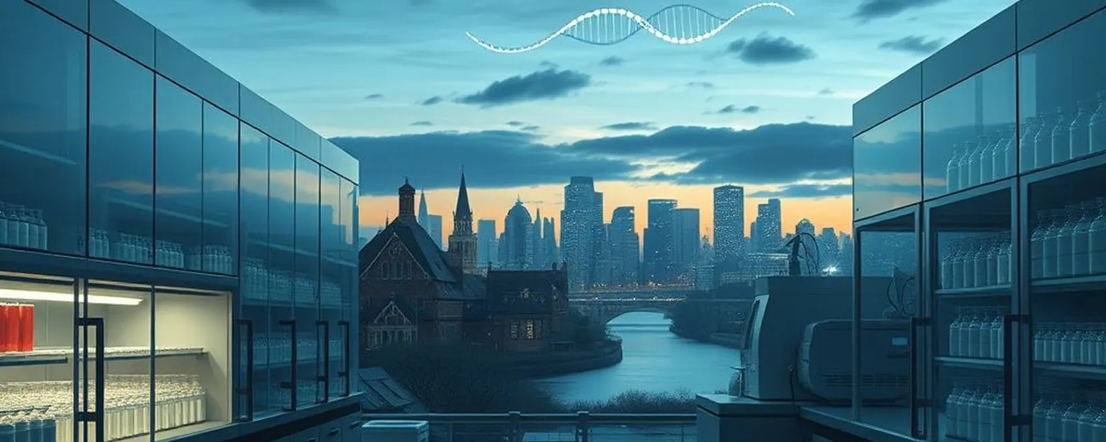 Life Sciences industry in the United Kingdom — illustrated cover for the Life Sciences Landscape of the United Kingdom