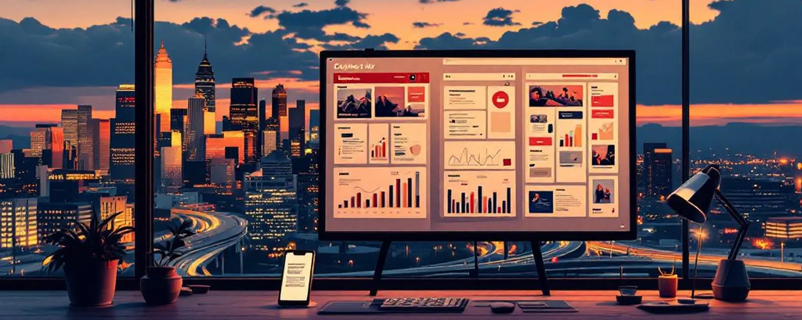 Marketing Software industry in the United States — illustrated cover for the Marketing Software Landscape of the United States