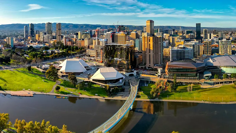 Adelaide skyline — Media & Entertainment hub in Australia