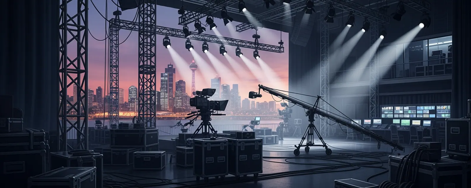 Media & Entertainment industry in Australia — illustrated cover for the Media & Entertainment Landscape of Australia