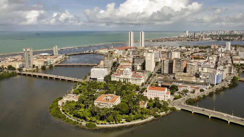 Recife skyline — Media & Entertainment hub in Brazil