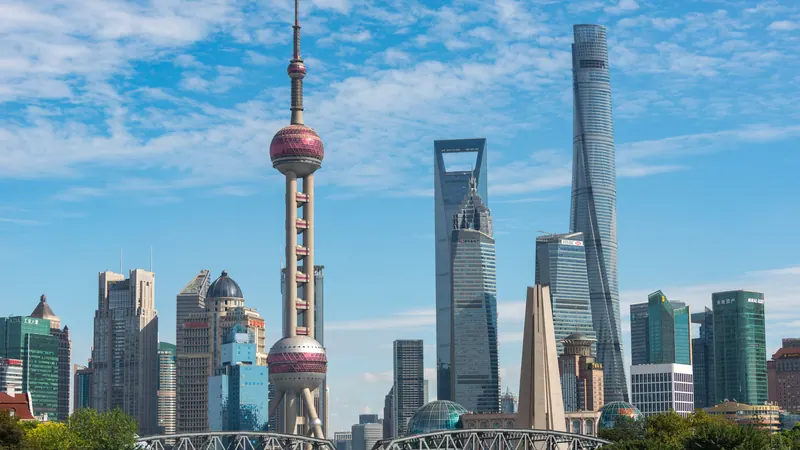 Shanghai skyline — Media & Entertainment hub in China
