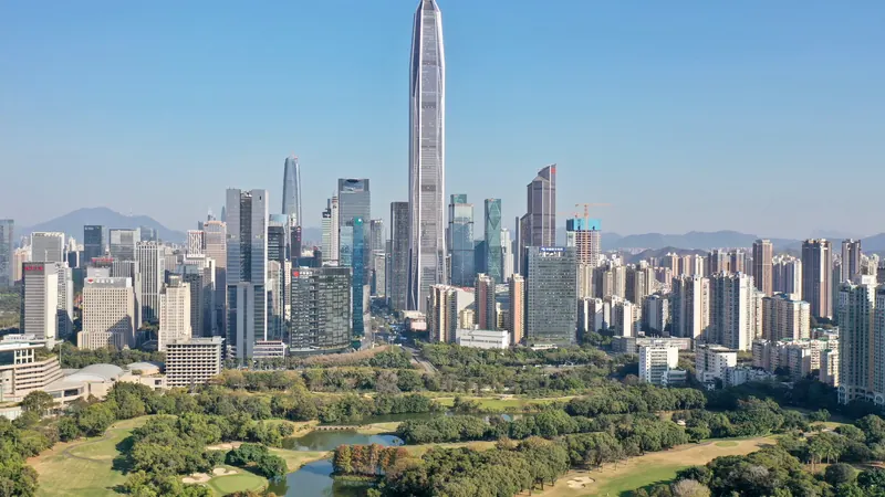 Shenzhen skyline — Media & Entertainment hub in China