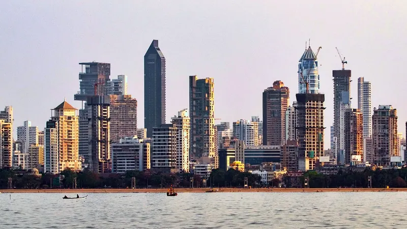 Mumbai skyline — Media & Entertainment hub in India