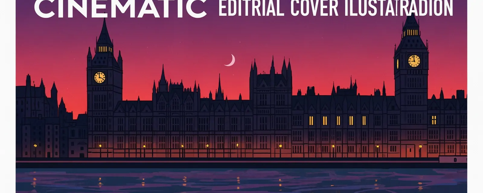 Media & Entertainment industry in London — illustrated cover for the Media & Entertainment Landscape of London