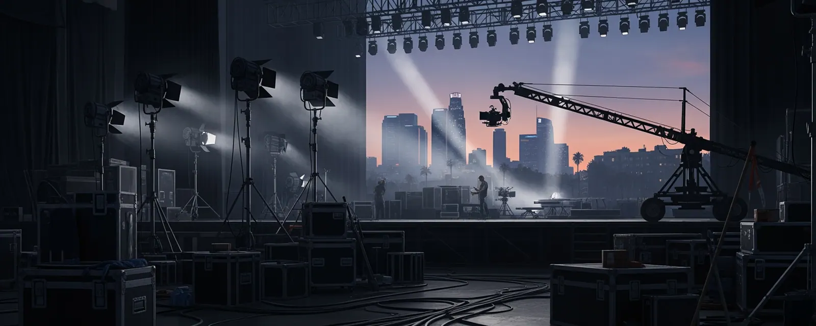 Media & Entertainment industry in Los Angeles — illustrated cover for the Media & Entertainment Landscape of Los Angeles