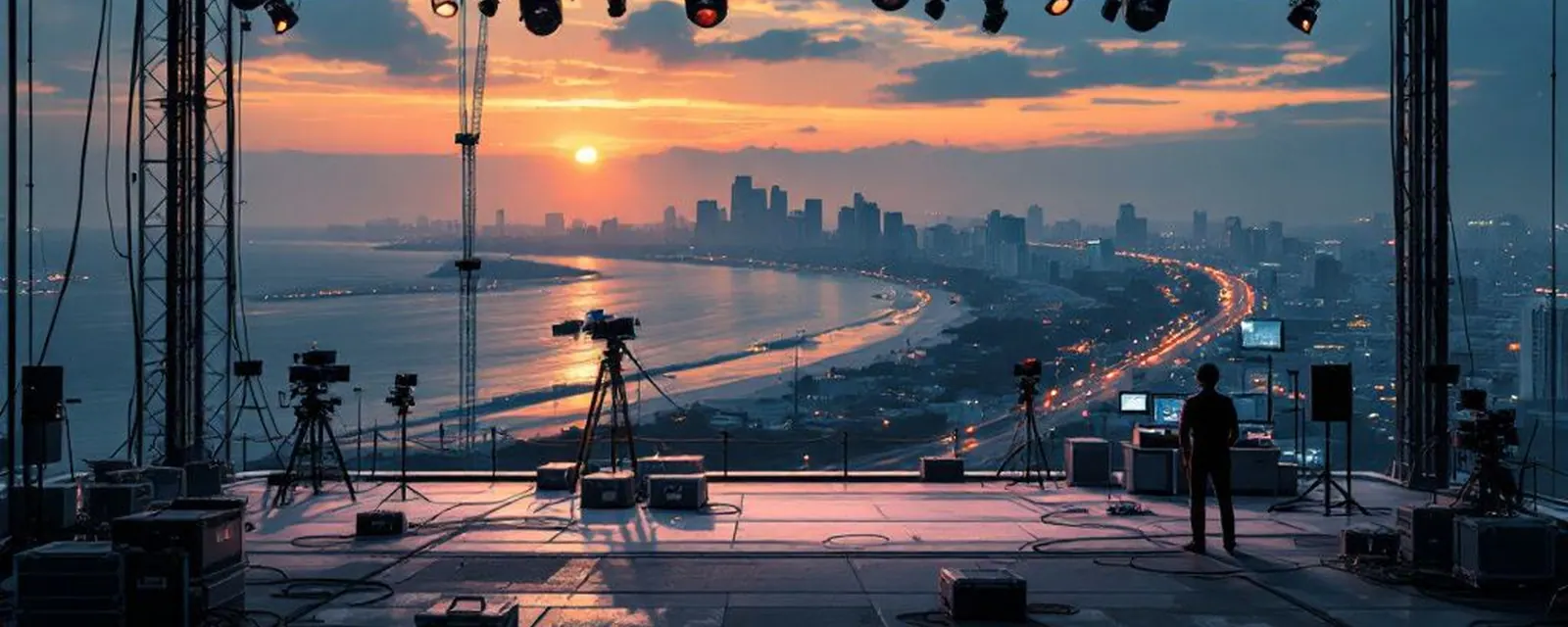 Media & Entertainment industry in Mumbai — illustrated cover for the Media & Entertainment Landscape of Mumbai