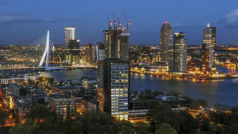 Rotterdam skyline — Media & Entertainment hub in the Netherlands