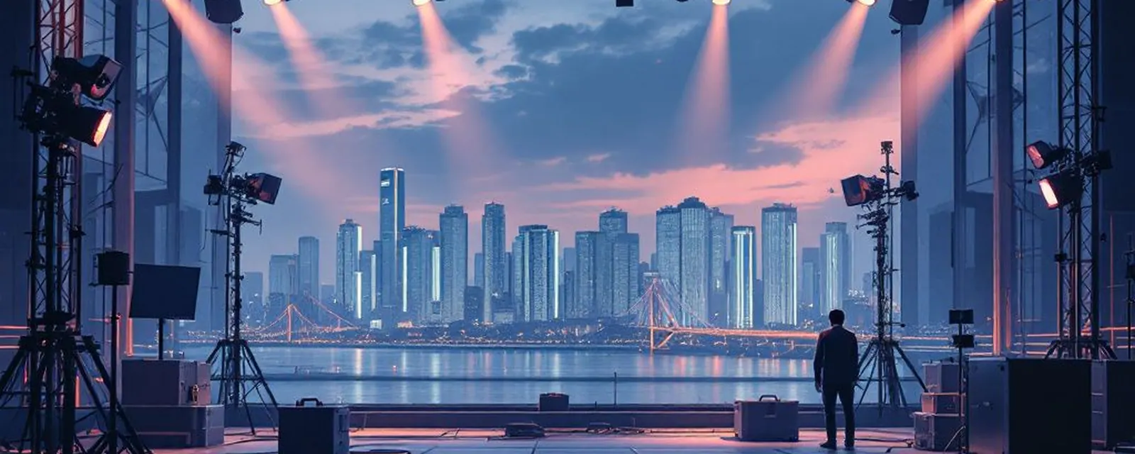 Media & Entertainment industry in South Korea — illustrated cover for the Media & Entertainment Landscape of South Korea