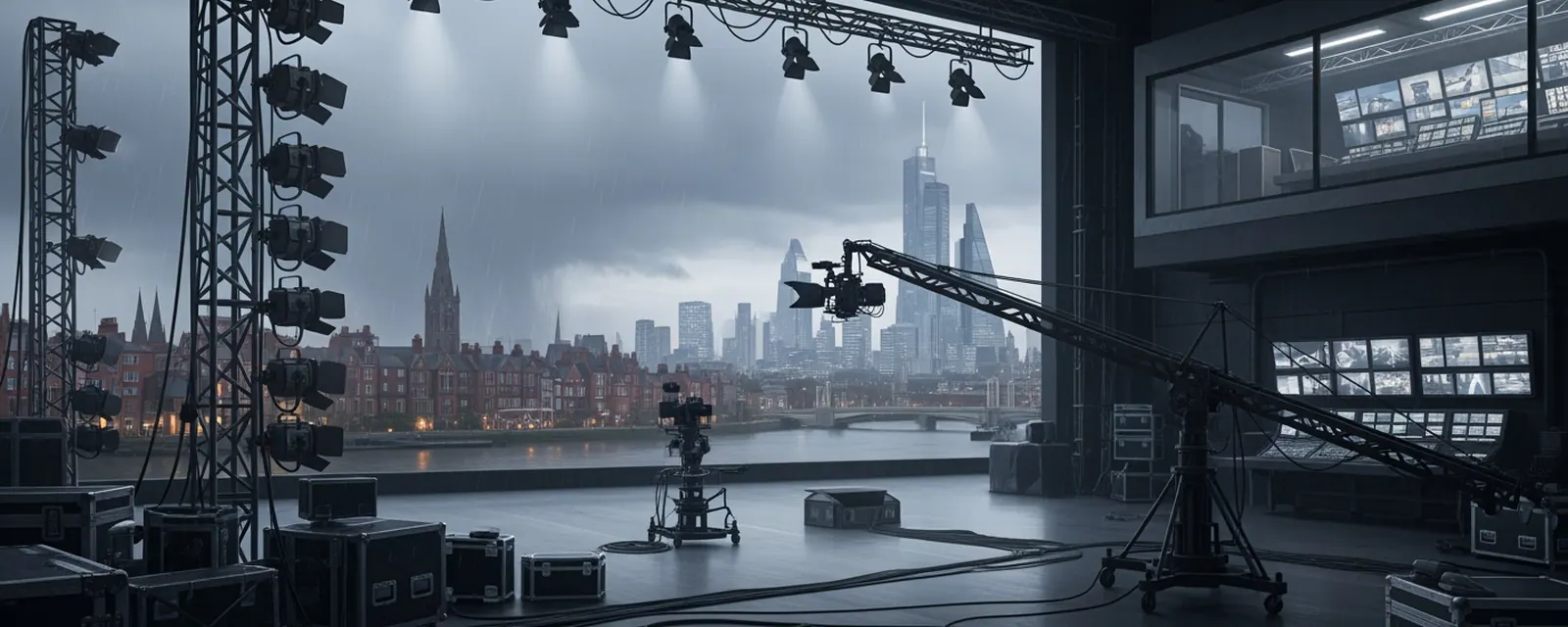 Media & Entertainment industry in the United Kingdom — illustrated cover for the Media & Entertainment Landscape of the United Kingdom