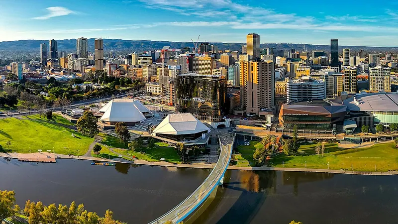 Adelaide skyline — Mining hub in Australia