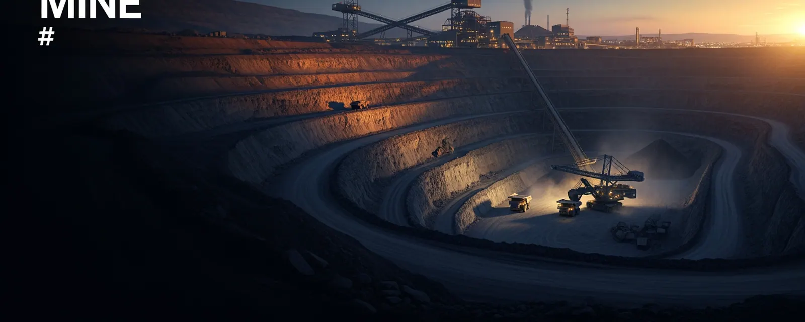 Mining industry in Canada — illustrated cover for the Mining Landscape of Canada