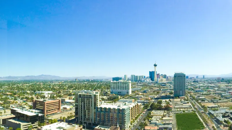 Las Vegas skyline — Mining hub in the United States