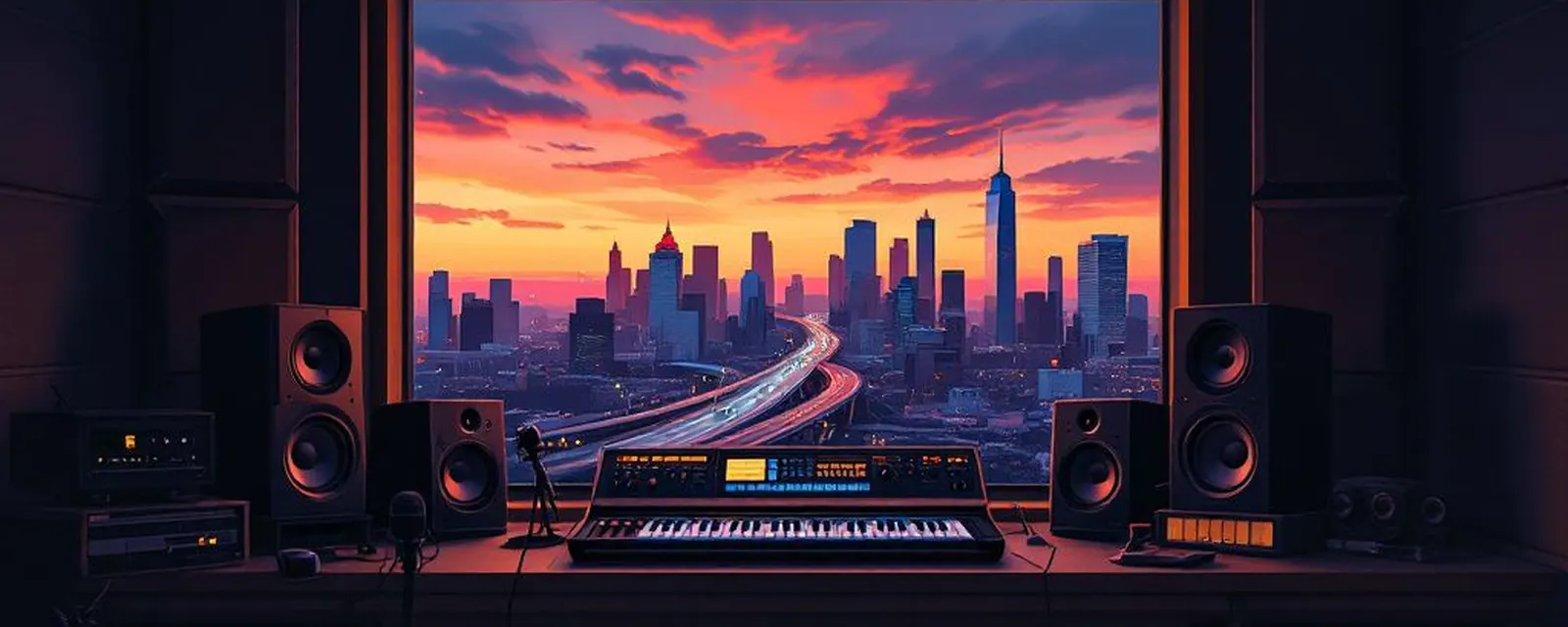 Music Tech industry in the United States — illustrated cover for the Music Tech Landscape of the United States