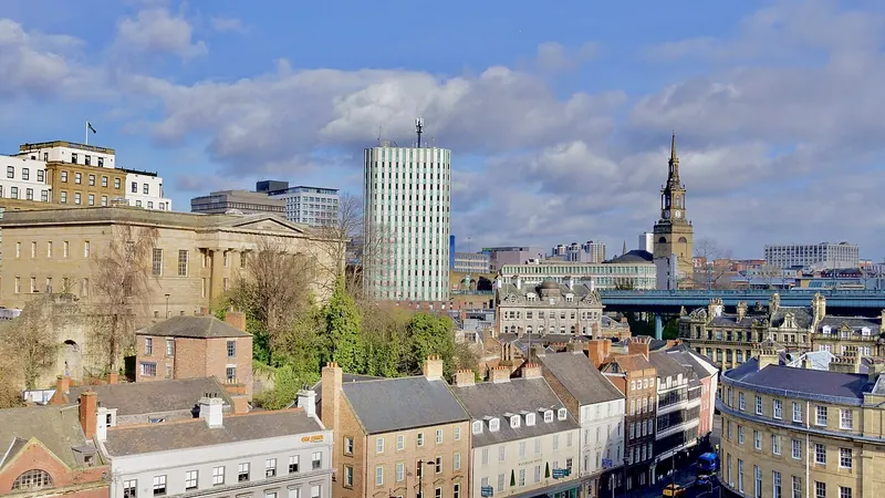 Newcastle Upon Tyne skyline — PropTech hub in the United Kingdom