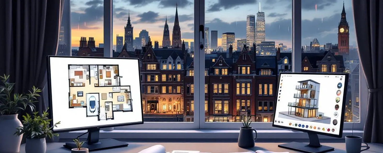 PropTech industry in the United Kingdom — illustrated cover for the PropTech Landscape of the United Kingdom