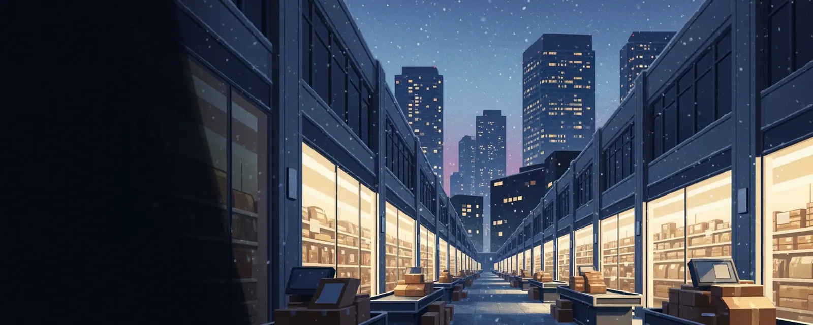 Retail industry in Canada — illustrated cover for the Retail Landscape of Canada