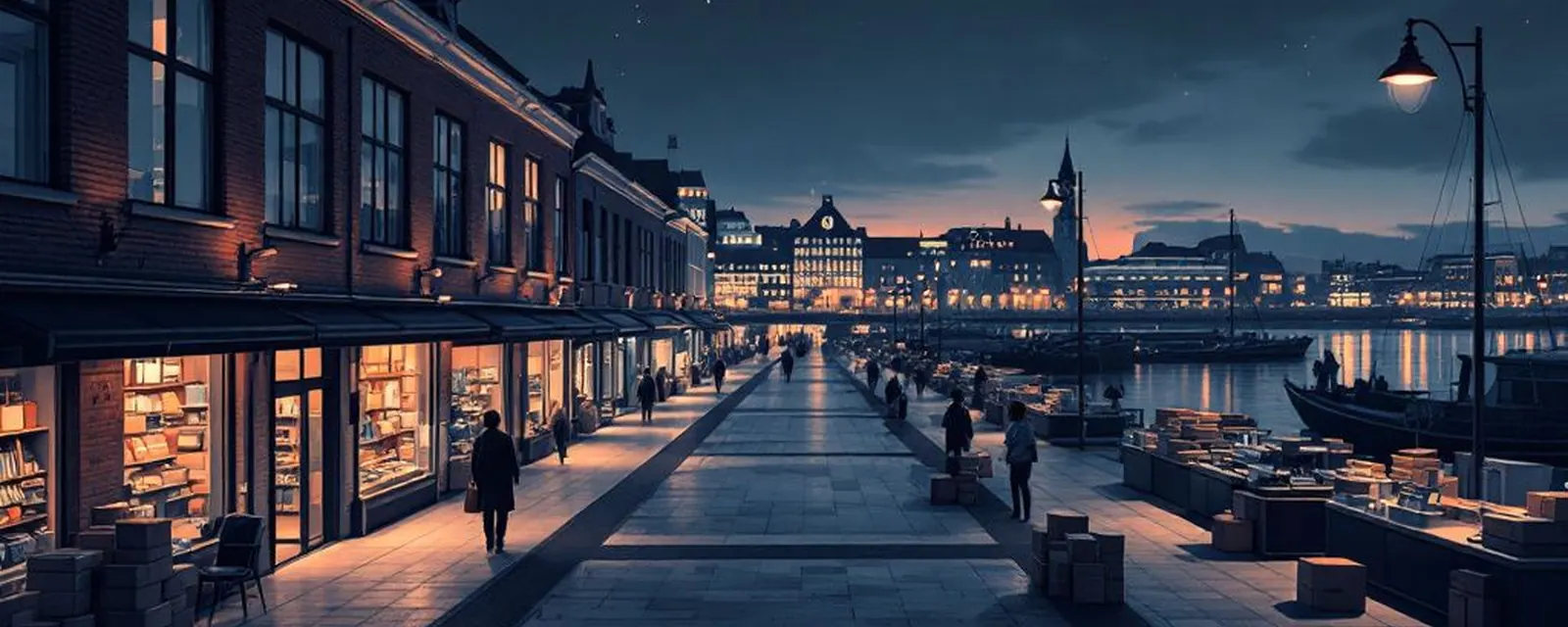 Retail industry in Denmark — illustrated cover for the Retail Landscape of Denmark