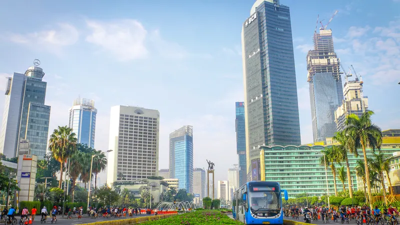 Jakarta skyline — Retail hub in Indonesia
