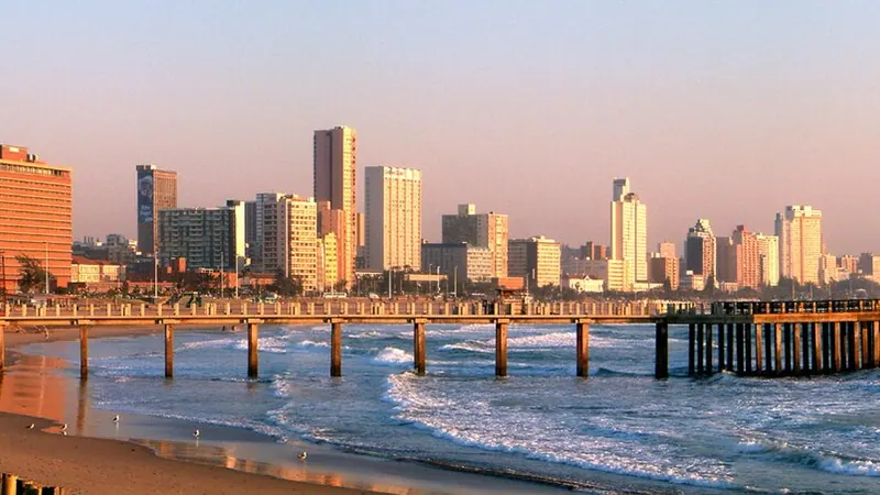 Durban skyline — Retail hub in South Africa