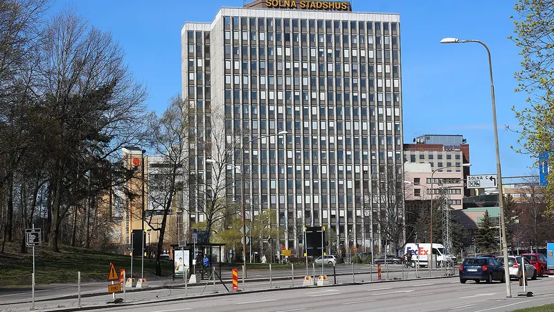 Solna skyline — Retail hub in Sweden