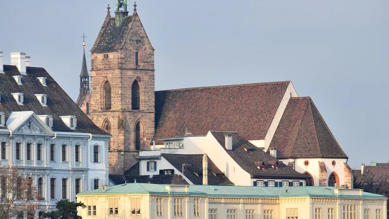 Basel skyline — Retail hub in Switzerland