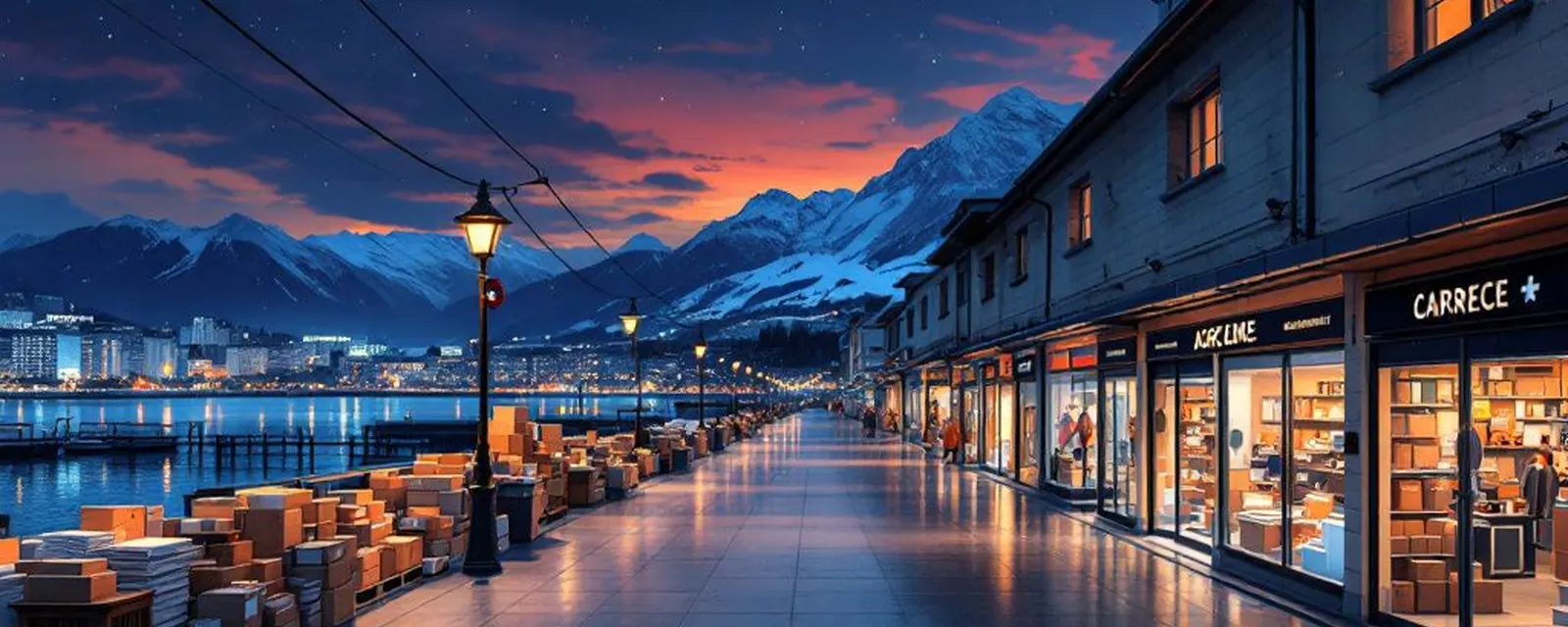 Retail industry in Switzerland — illustrated cover for the Retail Landscape of Switzerland