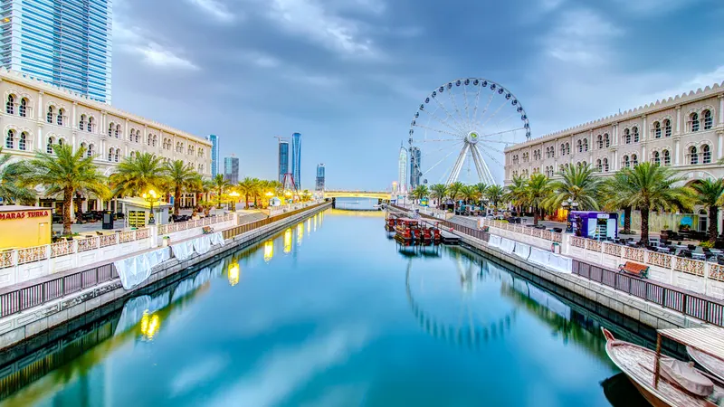 Sharjah skyline — Retail hub in the United Arab Emirates
