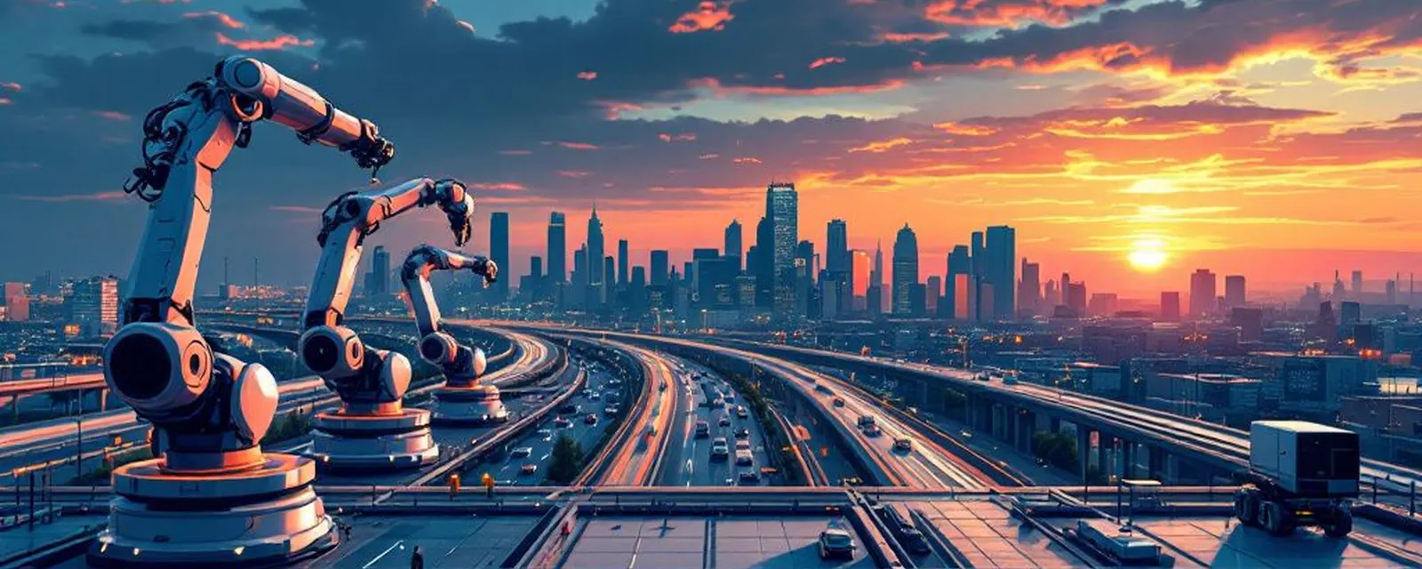Robotics industry in the United States — illustrated cover for the Robotics Landscape of the United States