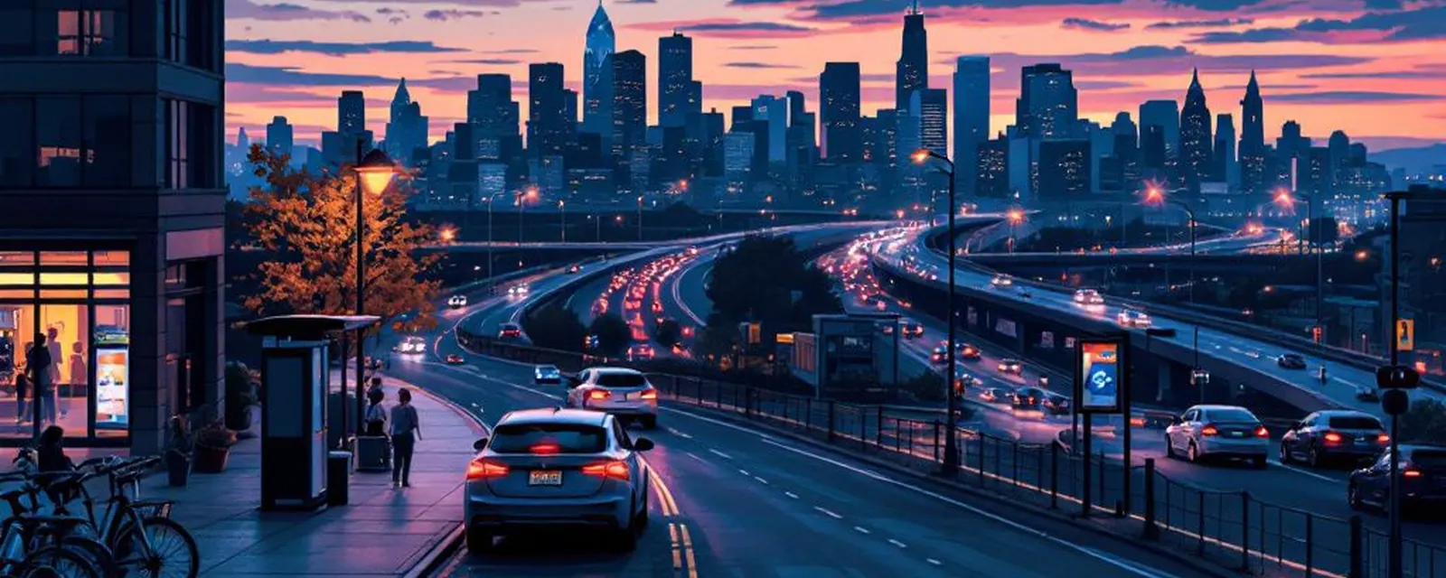 Shared Mobility industry in the United States — illustrated cover for the Shared Mobility Landscape of the United States