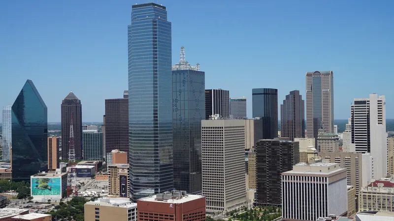 Dallas skyline — Telecom hub in the United States