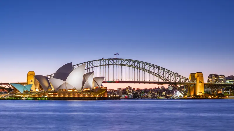 Sydney skyline — Transportation and Logistics hub in Australia