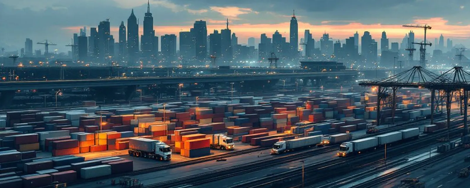 Transportation and Logistics industry in China — illustrated cover for the Transportation and Logistics Landscape of China
