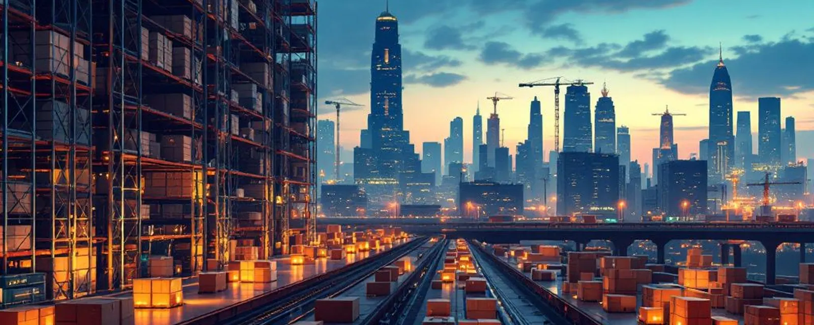 Transportation and Logistics Tech industry in China — illustrated cover for the Transportation and Logistics Tech Landscape of China