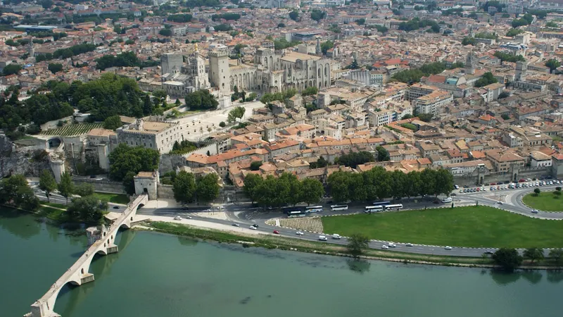 Avignon skyline — Travel and Hospitality hub in France