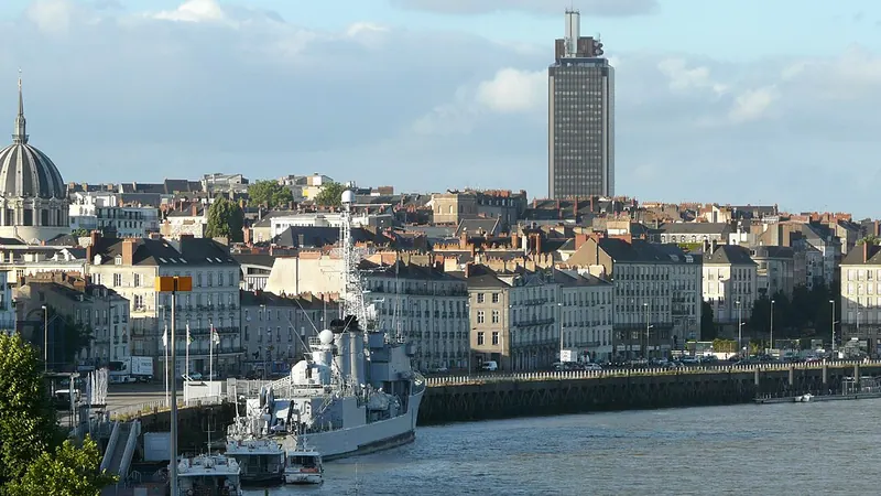Nantes skyline — Travel and Hospitality hub in France