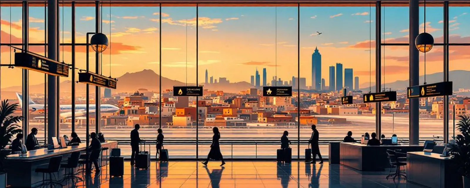 Travel and Hospitality industry in Spain — illustrated cover for the Travel and Hospitality Landscape of Spain