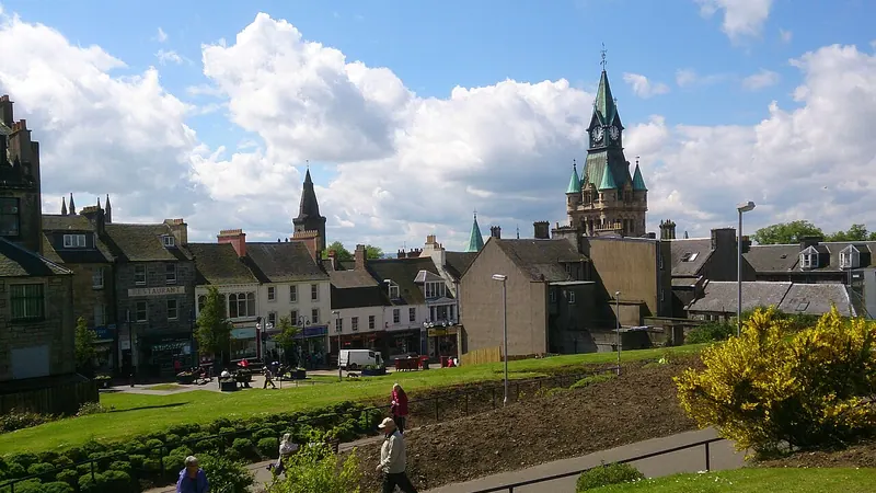 Dunfermline skyline — Travel and Hospitality hub in the United Kingdom