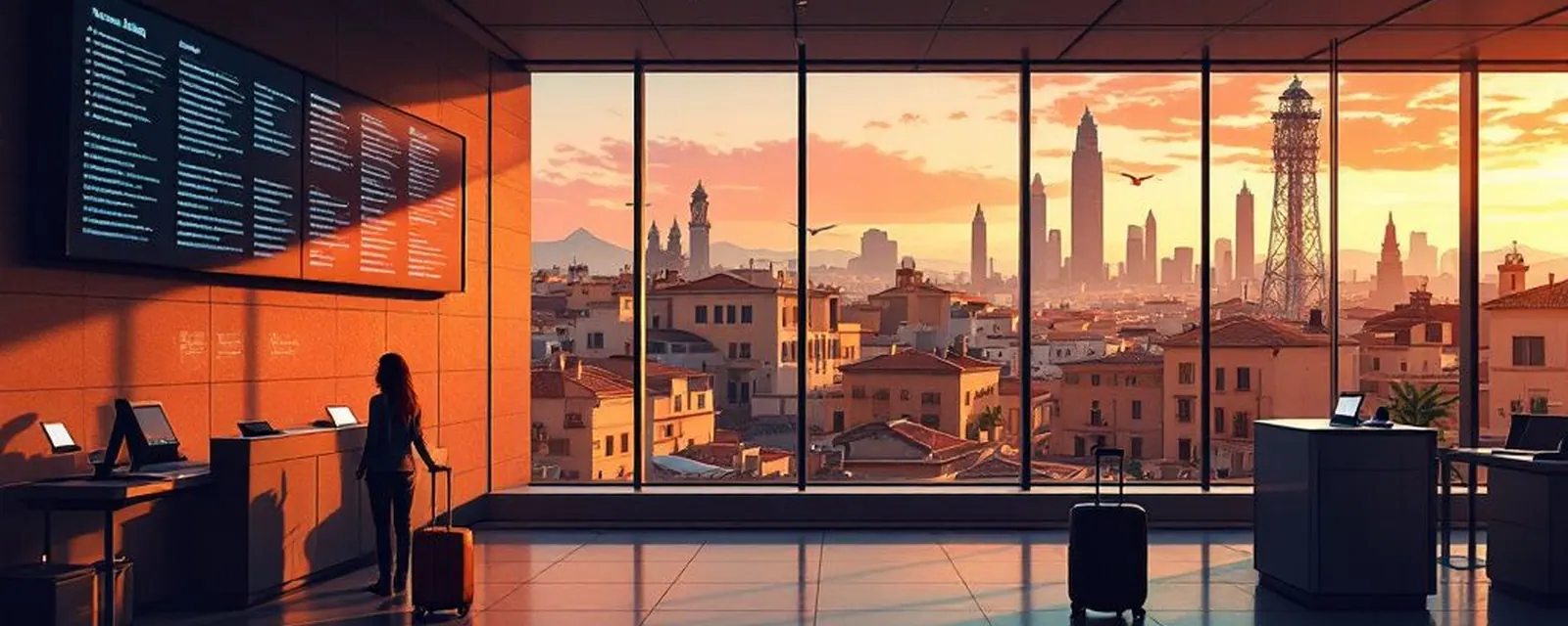 Travel and Hospitality Tech industry in Spain — illustrated cover for the Travel and Hospitality Tech Landscape of Spain