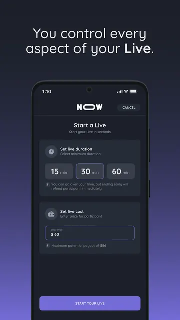 Now Live screenshot 2