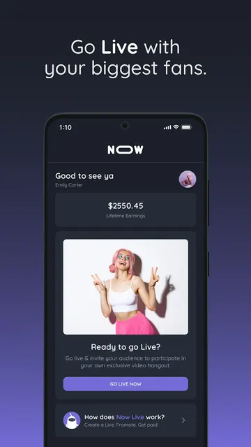 Now Live screenshot 1