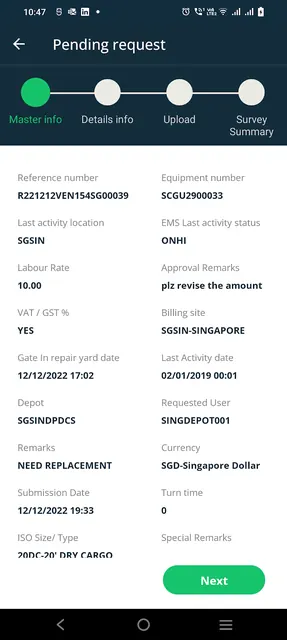 CMR App screenshot 6