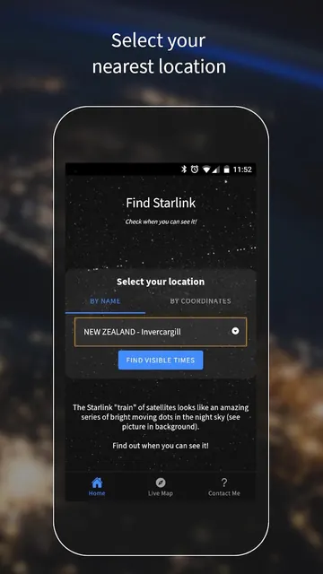 Find Starlink Satellites screenshot 1