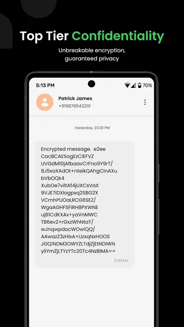Zunu Message – Private Texts screenshot 3