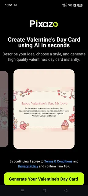 AI Valentine Day Card Maker screenshot 1
