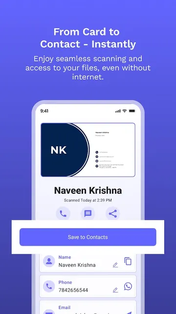 Scannect - Scan Business Cards screenshot 5