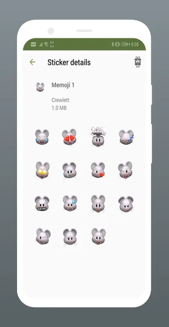 Memoji Cartoon Stickers for Wh screenshot 5